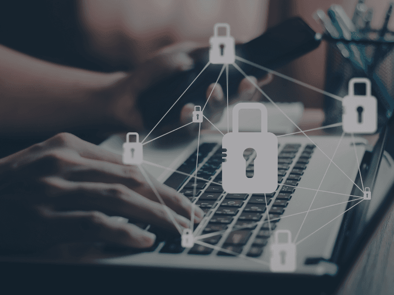 Data entry specialist working accurately